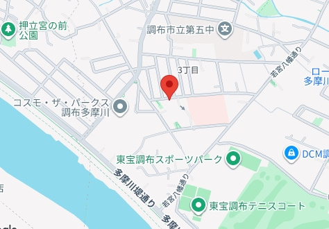 アピチェ西調布の地図