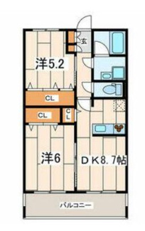 【間取り】 | ドミール新川崎