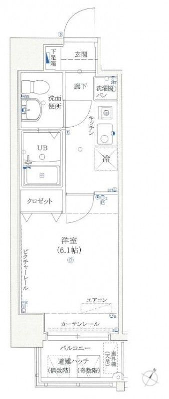 リクレイシア八丁畷の間取り