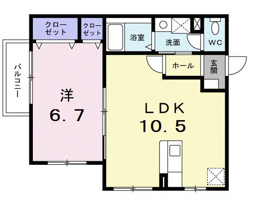 アヴェニューの間取り