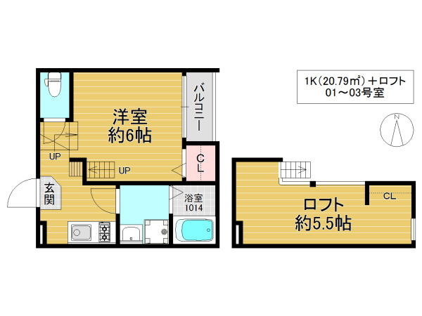 COMFORTIAの間取り