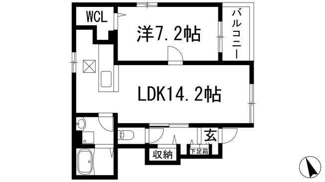 【間取り】 | クリスタルフェンテ1