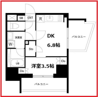 【間取り】 | プレディアコート西日暮里
