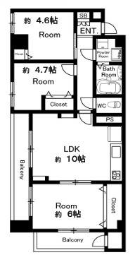 コータースそれいゆの間取り