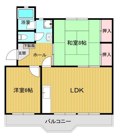 【間取り】 | ヴィラ・エクセル