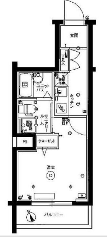 スカイコート蒲田弐番館の間取り|間取り　