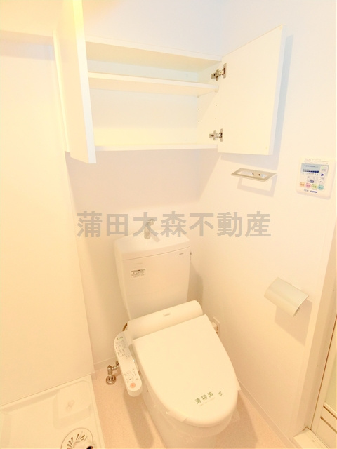 スカイコート蒲田弐番館のトイレ|トイレ　温水洗浄便座付き
