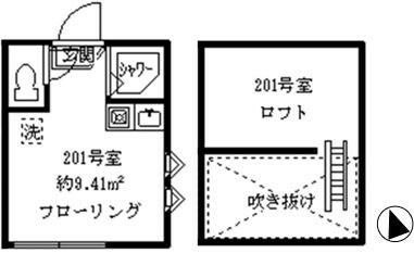【間取り】 | フェリス下高井戸