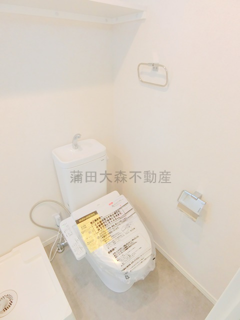 プロムナード大森南のトイレ|温水洗浄便座付きのトイレ　
