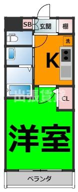 リアライズ代官町の間取り