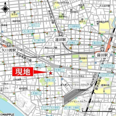 ビーンズハウスの地図