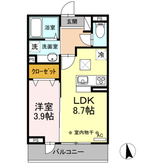 【間取り】 | Ａ－ｒｏｏｍ寒河江