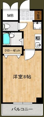 ラポール今津の間取り