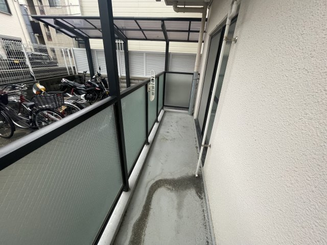ラポール今津のバルコニー