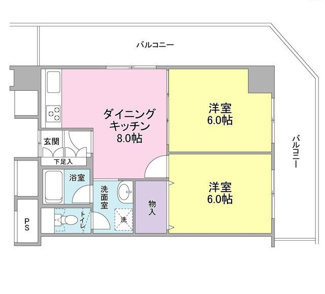 【間取り】 | ファーストシティ上落合 | 間取りです。