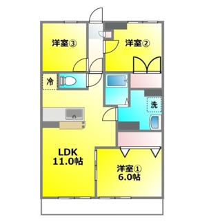 【間取り】 | パークハウス梶野 | 間取りです。