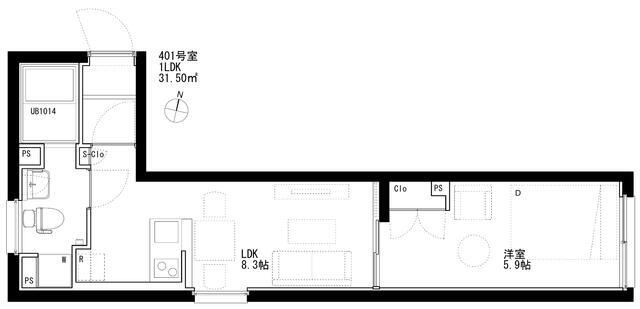 【間取り】 | ＴＷＩＮ　ＳＰＥＣ　西大井ＥＡＳＴ