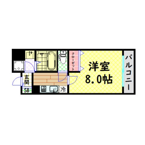 【間取り】 | ジェイプライド難波南