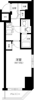 【間取り】 | Casa Splendido Toranomon Est | 間取りです。