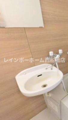 オーラ新浦安の洗面所