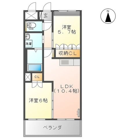 ベルグラースの間取り