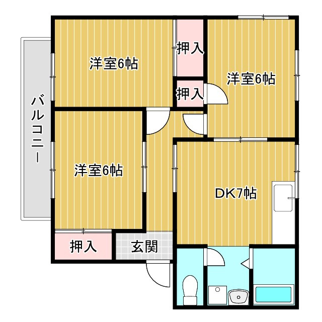 ライフタウンの間取り