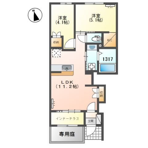 アンブレラの間取り