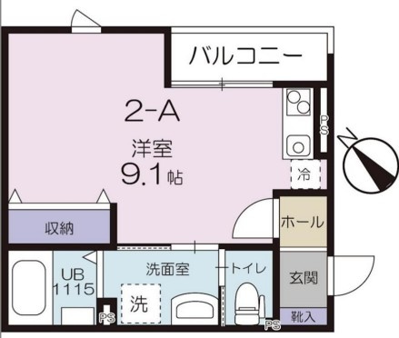 カーサエビスの間取り