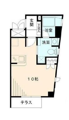 ベルメゾン鷺宮の間取り|間取りです。