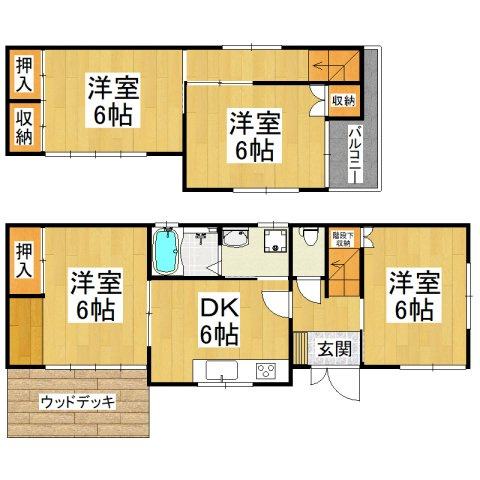 【間取り】 | 深阪IKKENYA
