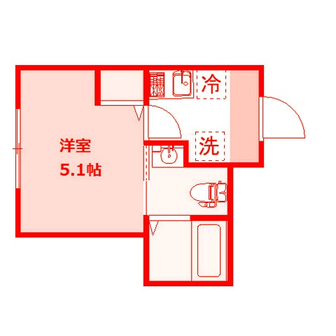 横浜市栄区長尾台町のアパートの間取り