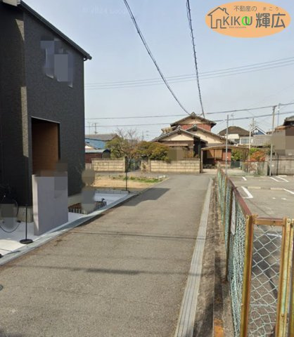 加古郡播磨町本荘3丁目　土地の前面道路含む現地写真