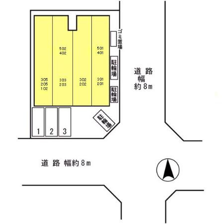 【区画図】 | ボナール江坂