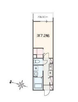 ＭＥＬＬＡＳ新秋津Ⅱの間取り