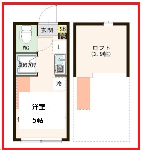 【間取り】 | カサ　デ　センジュ