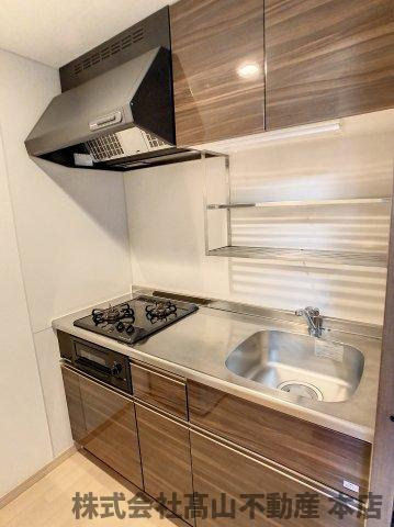 宗像市田熊２丁目の賃貸マンションのキッチン