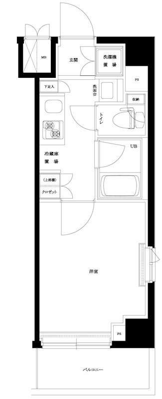 ルーブル川崎中丸子 の間取り|間取りです。