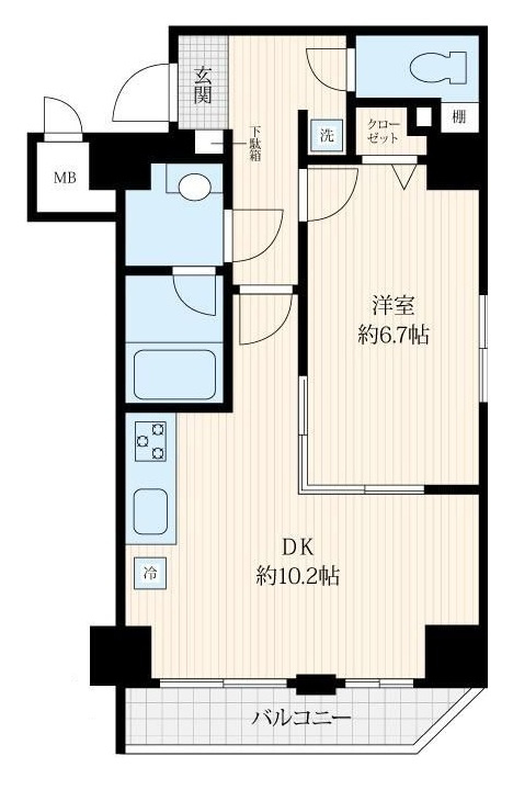 グランフォース綾瀬Ⅱの間取り|間取りです。