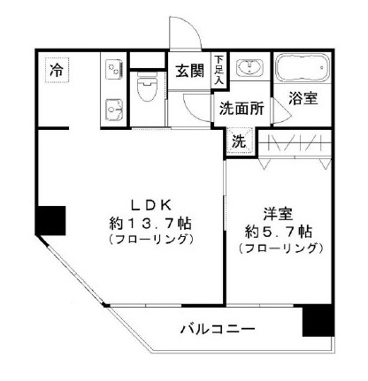 ＧＬ蔵前の間取り|間取りです。