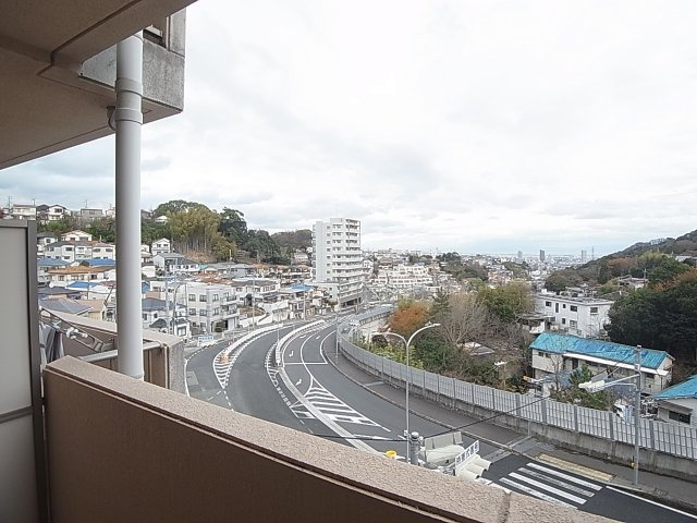 サンコート花山の展望|開放感の有るベランダからの眺望