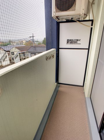 宗像市赤間６丁目の賃貸マンションのバルコニー