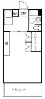 【間取り】 | 新宿コーポ２号館 | 間取りです。