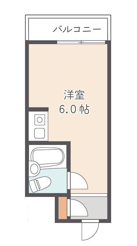 TOP三軒茶屋 第3の間取り|間取りです。