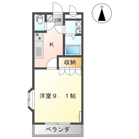 メルヴェールの間取り