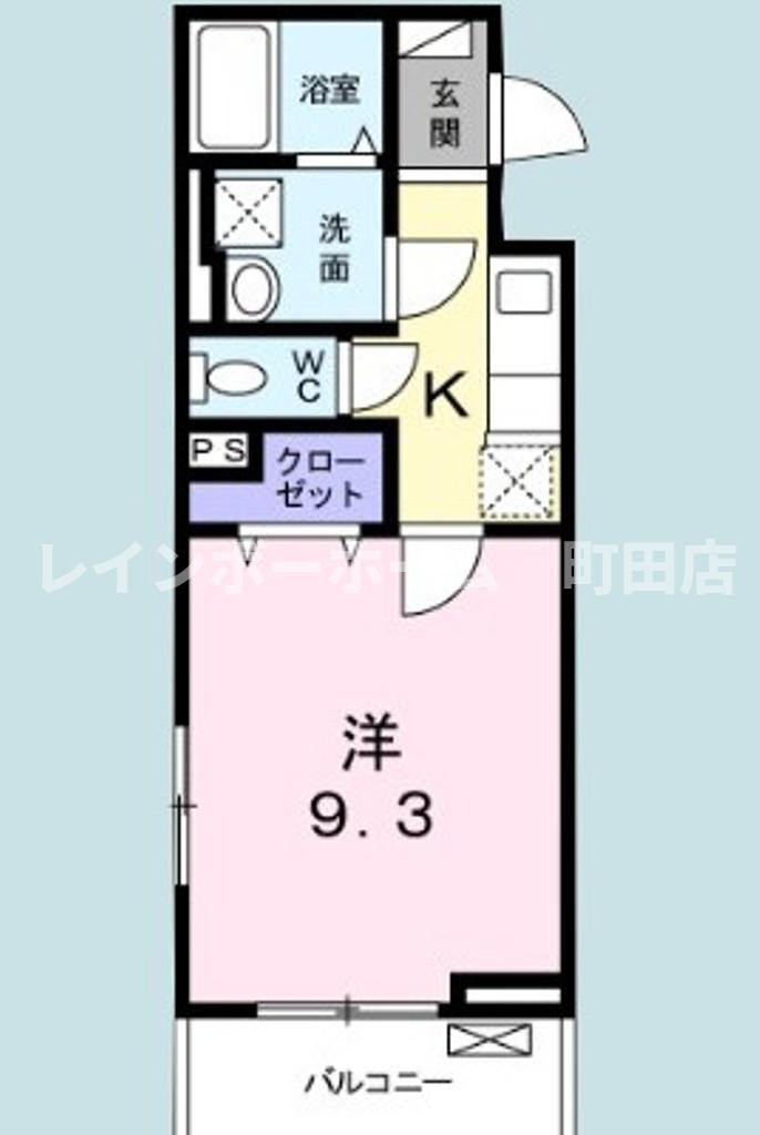 ａｕｂｅ　ｎｅｏ※初期費用分割あと払いサービス利用可能物件の間取り