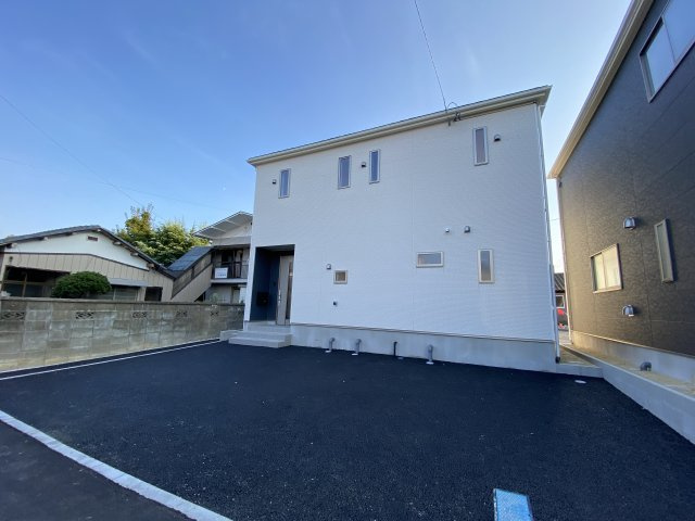 【いわき市四倉町第19/2号棟】　新築建売　四ッ倉駅まで徒歩12分　の外観|◆同施工写真です◆外観の写真です。お洒落な新築は気分が上がりますね♪