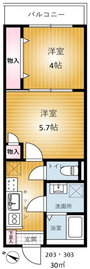 【間取り】 | REVENE小倉