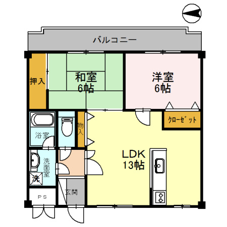 【間取り】 | 稲善マンション　住居