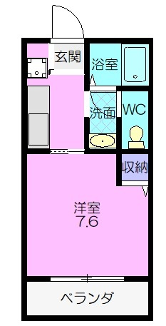 コーポ山本の間取り