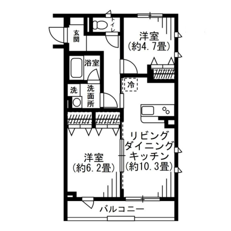 SOCIETY IKEGAMIの間取り|間取りです。